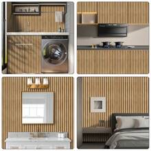 CYPNArthome 44x600CM Papel de Contacto Pelar y Pegar Papel Pintado Rejilla de Madera Vintage Autoadhesivo Rollo de Vinilo de Pared Extraíble para Armarios Estantes de Escritorio de EncimeraFashion - 225238837 - Ver 5