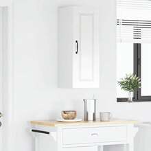 vidaXL Armadio da cucina con étagère Blanc brillante 30 x 31 x 80 cm - Bianco - Visualizzare 4