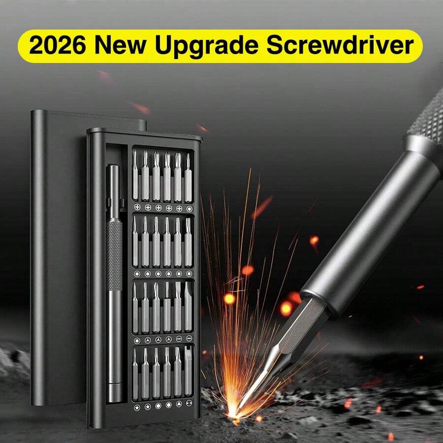 1 Set 25 In 1 Precision Screwdriver Kit, [Bearing Steel] Small Screwdriver Professional Magnetic Mini Repair Tool Set, Suitable For Phones, Computers, Watches, Laptops, Game Consoles, Glasses, Electronics