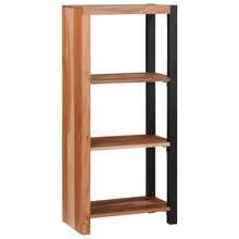 vidaXL Étagère Marron 70 x 30 x 110 cm Massiccio Bois d'Acacia - Castano - Visualizzare 3