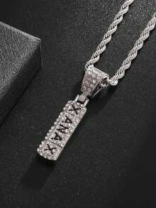 1件新款时尚男女波西米亚幸运字母长吊坠项链嘻哈饰品 - 時尚 - 查看 5