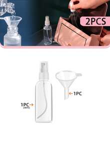 15pcs (100ml/30ml) Travel Size Spray Bottles Set, Travel Spray Bottles With Labels And Funnel - Fine Mist, Refillable, Reusable, Leak-Proof, Suitable For Cosmetics, Essential Oils, Shampoo, Hand Wash And Sunscreen, Low Allergenicity, With White Pump Head And Nozzle, Ideal For Travel And Home Use. - Multicolor - View 10