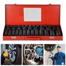 35pcs 1/ 2" Inch Sq Metric Drive Deep Impact Socket Tool Set Garage 8-32mm UK Stock, Rugged Construction, Enhanced Storage Case - 35PCS- Iron Box - View 5