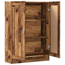 vidaXL Bibliothèque vieux bois 82,5x30,5x115 cm ingénierie du bois - Tabac - Voir 6