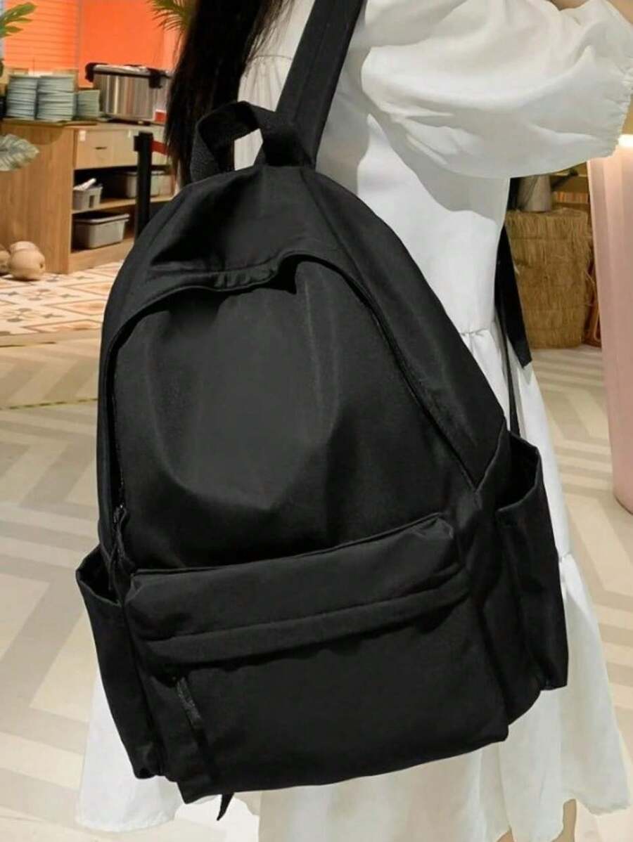 Backpack For Women Black College Cute Aesthetic Laptop Backpack Men Teacher Work Lightweight Casual Daypack Backpacks Anti Theft Computer Gym Backpacks With Laptop Compartment - Nhiều màu - Xem 1