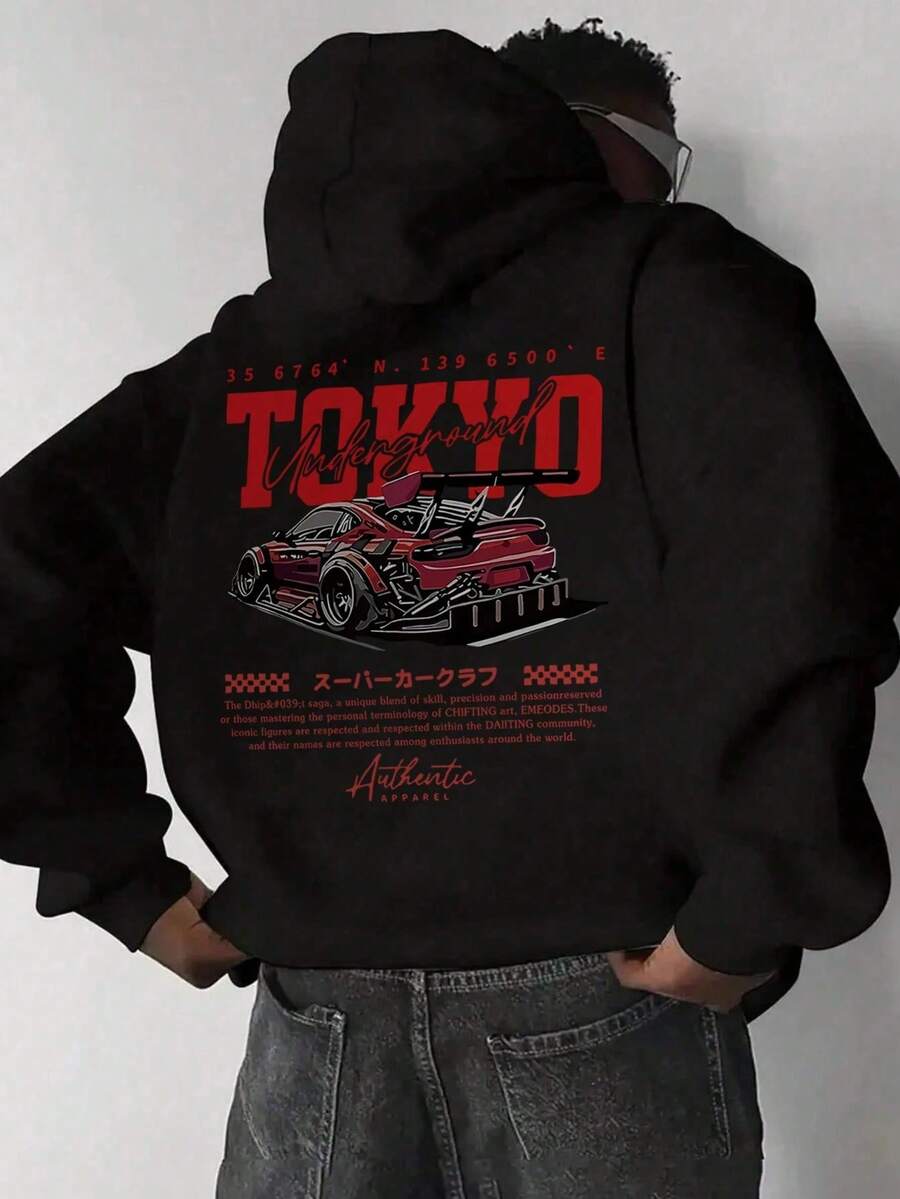 Räp Siñgër - Rëäl Hästä Lä Muërtë Shirt Räppër Hôôdëd Swëätshirt Fôr Mëñ Wômëñ Kids Mujër Pôstër Gräphic Hôôdëd Swëätshirt Tôp - 黑色 - 查看 1
