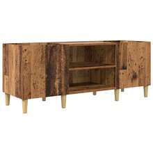 vidaXL Mobile in vinile Legno Antico 121 x 38 x 48 cm Legno d'ingegneria - Castano - Visualizzare 2