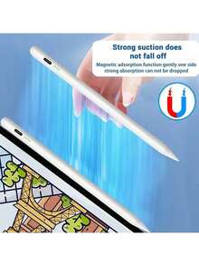 1pc Capacitive Stylus Pen Compatible With IPad 2018-2023, Magnetic Anti-Mistouch Drawing Sketching Writing Pen Compatible With Ipad 2023 2022 2021 2020 2019 2018 4 5 9th 10th Air 5 - Multicolor - View 5
