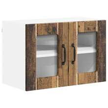 vidaXL Armoire de cuisine 2 pcs Bois ancien 60 x 31 x 40 cm - Tabac - Voir 5
