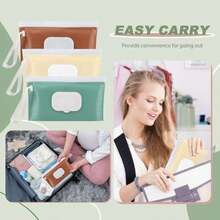 Portable Baby Travel Wet Wipe Dispenser, Ideal for Journeys - Embalaje estándar - Ver 8