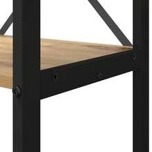 vidaXL Étagère Chêne artisanal 40 x 30 x 85 cm Bois d'ingénierie - Tabac - Voir 8