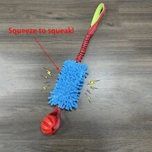 1pc Dog Chew Toy, Outdoor Interactive Toy, Puppy Training Toy, Funny Dog Squeaky Toy - Multicolor - View 9