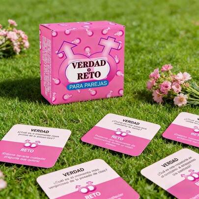 Spanish Mini Size Game Cards " Name That Word !" 50 Pcs Cards Game Family Gathering Card Game Camping Game