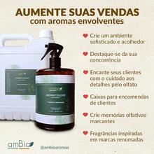 5 LITROS Aromatizador Cheiro De Lojas Famosas Ambio Aromas - ALECRIM LELLYS B - Herbal - Visão 5