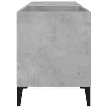 vidaXL Armadio con dischi grigio cemento 84,5x38x48 cm ingegneria del legno - Grigio - Visualizzare 6