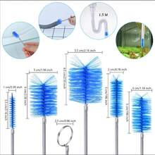 CYPNJuego de 3 cepillos de drenaje de alta calidad tubo flexible de acero inoxidable largo y cepillos de doble extremo para fregadero de cocina limpieza de tuberías y potente removedor de obstruccionesFashion - 223640576 - Ver 3