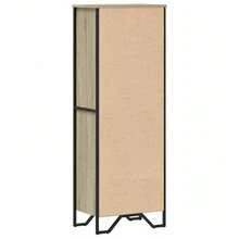 vidaXL Bibliothèque chêne sonoma 50x31x137,5 cm ingénierie du bois - Tabac - Voir 6