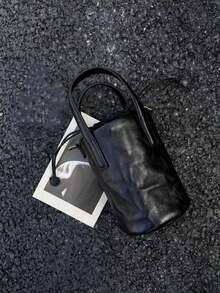 Women Top Handle Bags - Black - View 1