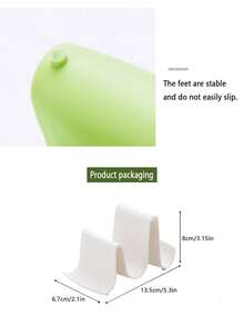 1pc Wave-Shaped Kitchen Pot Lid Holder, Utensil Rack, Cutting Board Rack, Draining Rack, Suitable For Kitchen And Dining Room - Multicolor - View 8