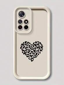 1个渐变边框多巴胺哑光豹纹心形软硅胶手机壳，简约设计，可爱卡通风格，完美保护荣耀X7/三星Galaxy A56 5G/Infinix Smart 8/Infinix Hot 40/传音Spark 30C/Spark Go 2024/红米Note 14 5G/摩托罗拉Moto E22/E22i/OPPO A54等手机。 - 白色 - 查看 2