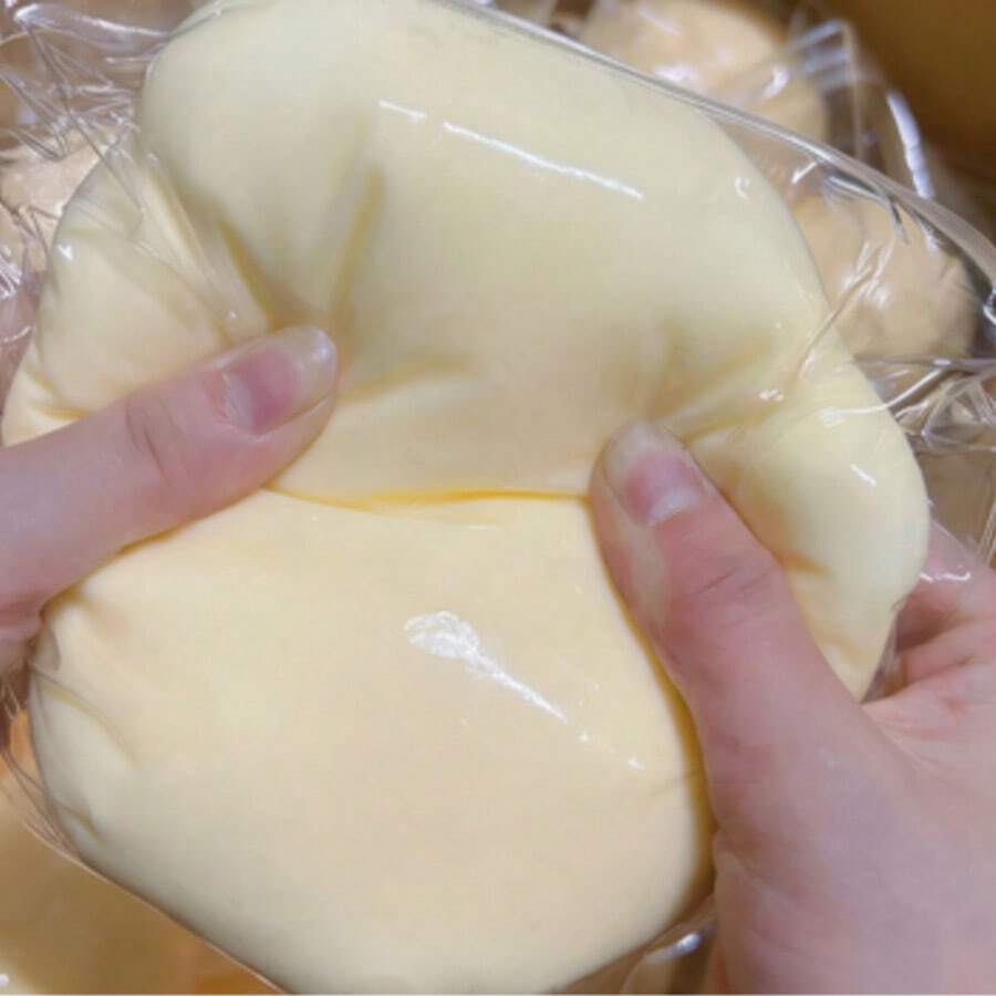 1个2026年畅销巨型蓬松奶酪球慢回弹减压玩具，完美礼物 - 节日礼物 - 趣味礼物 - 生日礼物