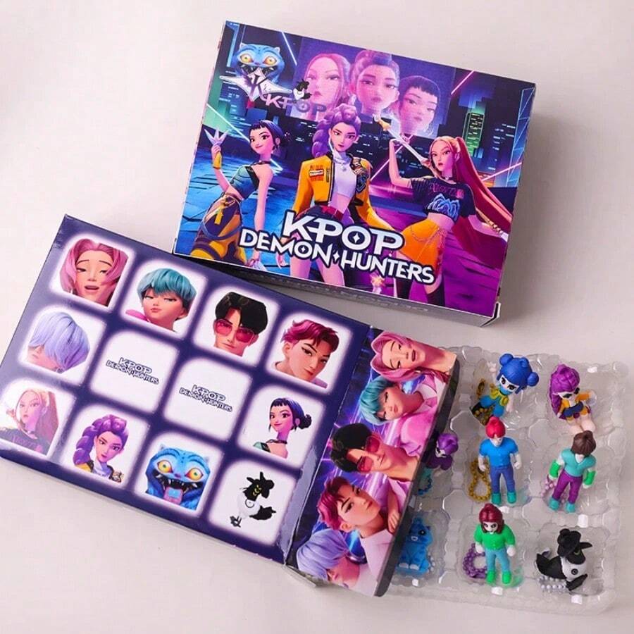 Kpop Demon Hunte12-Hole Charm, KPOP DE-MON HUNTERS DE-MON HUNTRESS SQUAD Charm. With Pearl Chains, Ornaments, Pendants, Keychains, Bag Accessories, Jewelry, Featuring Collectibles, Fun Elements, Fan Gifts, Birthday Gifts, New Year Gifts, Graduation Gifts, Business Gifts, High-End Gifts, Collectibles, Limited Editions, Joint Editions, Highly-Rated Gifts. Desktop Ornaments, Back-To-School Season, Exam Season, Valentine's Day Gifts.