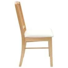 vidaXL Sedie da sala da pranzo 2 pz Naturali 50 x 52,5 x 91 cm - Castano - Visualizzare 6