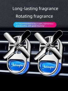 1件装汽车空调出风口液体香薰三叶草风车香氛，香味淡雅，汽车装饰除臭剂，创意新款悬挂配件 - A - 查看 10