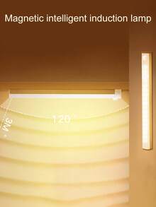 3.93", 7.87", 11.81", 19.68" Rechargeable Rectangular Lamp, 3 Lighting Modes, Auto Brightness Adjustment, Magnetic Cabinet/Wardrobe, Charging Night Light, LED Smart Motion Sensor Light Strip For Wardrobe, Bedroom, Dorm, Wine Cabinet Lighting, Small Night Light - Multicolor - View 5