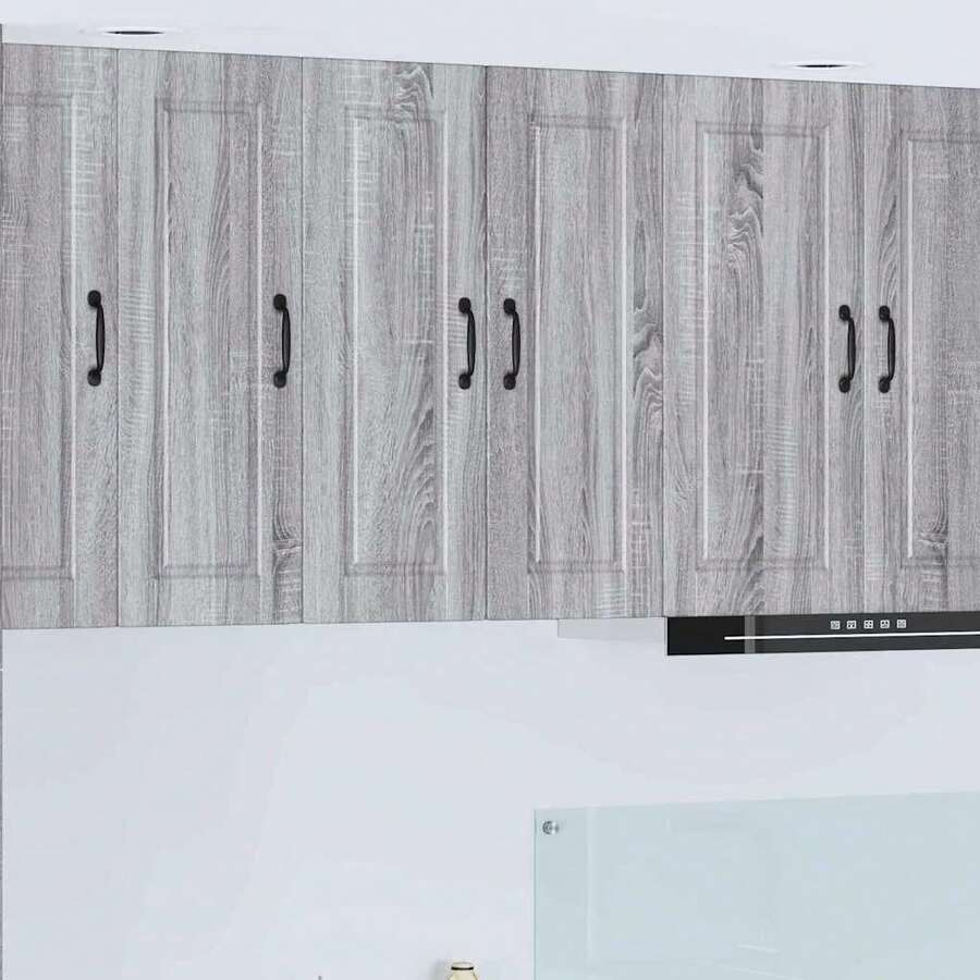 vidaXL Küchenschrank mit Ablage, Sonoma Grau, 30 x 31 x 80 cm - Grau - Übersicht 1