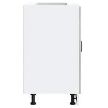 vidaXL Meuble de base de lavabo Lucca gris béton bois ingénierie - Gris - Voir 6