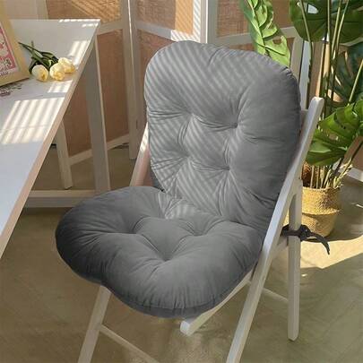 1pc Rectangle Soft Comfort Chair Cushion Seat Cushions 100% Polyester Fiber Indoor Outdoor 43*42*43Cm