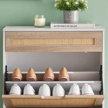 Boîte de rangement pour chaussures - Blanc - Voir 3
