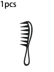 4pcs/Set Hair Styling Brush Set, Wide Tooth Comb, Double-Sided Tail Comb, Barber Tools, Unisex, Beard Stylist Tools, African American Accessories, Black, 4 Styles - Multicolor - View 10