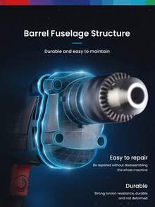 Bosch Impact Drill GSB 16 RE Professional Blue Model (Requires Plug Adapter When Using This Machine. Includes European Plug Adapter In The Package.) - Multicolor - View 7