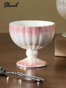 shoxil 1pc Dessert Bowl, Snacks Cup, Fruit Tray, Serving Plate, Mermaid Shaped Dish Bowl, Ice Cream Cup For Trifle Parfait Sundae And Nuts, Home/Kitchen/Office - Dessert Cup - View 2