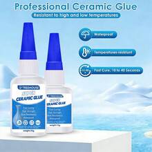 Super Ceramic Glue - Fast Curing High Strength Waterproof Adhesive For Porcelain, Ceramic Dishes, Vases