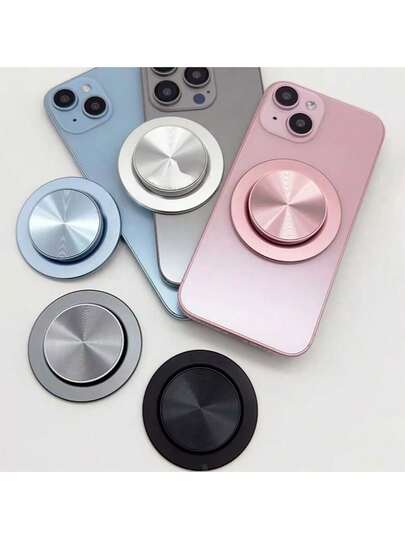 1pc Magnetic Phone Ring Holder, Suitable For MagSafe, Magnetic Phone Holder, Compatible With IPhone 17/16/15/14/13/12 Series, Including MagSafe Adapter Ring