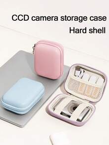Mini CCD Camera Case, With Mesh Pocket, Digital Camera Case, Camera Bag, Travel, Portable, Lightweight, Durable, Stylish, For Home, For Outdoor - Multicolor - View 10