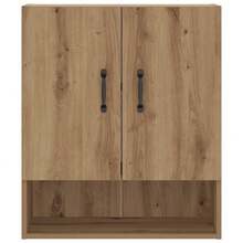 vidaXL Armadio walle chêne artigianale 60x31x70 cm ingegneria del legno - Castano - Visualizzare 5