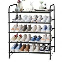 CYPNZapatero de Metal de 5 Niveles Zapatera DIY Ahorro de Espacio y Estante versátil Organizador de Zapato para Almacenar y Guardar Los Zapatos para Entrada Puerta Dormitorio GuardarropaFashion - 225226977 - Ver 2