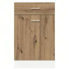 vidaXL Armadio da tiro "Lyon" Chêne artigianale 50 x 46 x 81,5 cm Bois d'ingénierie - Castano - Visualizzare 4