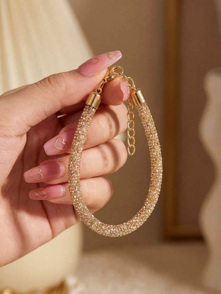 1pc Luxury Shiny Money Bag Bracelet, Unique Women Jewelry, Exquisite And Elegant, Suitable For Dates And Parties - Money Bag Bracelet - View 1