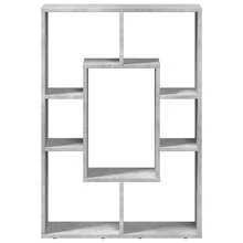 vidaXL Bibliothèque gris béton 63x20x90 cm ingegneria del legno - Grigio - Visualizzare 5