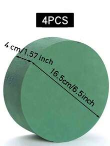 20pcs/10pcs/5pcs/4pcs/2pcs 16.5cm/4cm*12cm/4cm*8cm/4cm Round Floral Mud, Green Wet & Dry Floral Mud Blocks, Suitable For Weddings, Artificial Walkways, Party Decorations, Fresh Flower Arrangements, Room Decor - Multicolor - View 22
