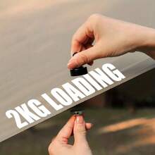 Ganchos Magnéticos para Acampar Pack de 12 Resistentes Multiusos para Camping y Aire Libre - 8 - Ver 4