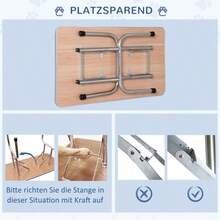 Dog Grooming Table With Lower Basket, Pet Grooming Table, Dog Grooming Table, Clipping Table For Dogs And Cats Up To 100 Kg, Blue - one-size - View 4