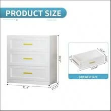 Metal Drawer Storage Cabinets, Bedroom Dressing Tables, Modern Wardrobe Dressing Tables With 4 Drawers, File Cabinet Storage Boxes, For Offices, Homes, And Bedrooms, Drawer-Style Dressing Tables And Wardrobes. - trắng - Xem 9