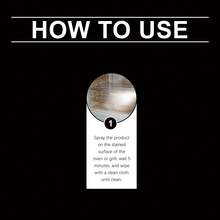 Jakehoe烤箱清洁喷雾，日常家用厨房去油污和去渍便捷清洁喷雾