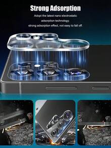 Navigator 3片裝 9H 硬度高清晰相機鏡頭保護膜，相容 Galaxy S20 FE/S21 FE/S23 FE/S24 FE、A02/A03/A04/A05/A06/A12/A13/A14/A15/A16/A17/A21/A22/A23/A25/A26/A50/A51/A52/A53/A54/A55/A56、Galaxy S21/S22/S23/S24 Ultra/S25 Ultra/S26 Ultra/S26 Plus/S26，防刮、易安裝、透明手機配件 - 無色 - 查看 11